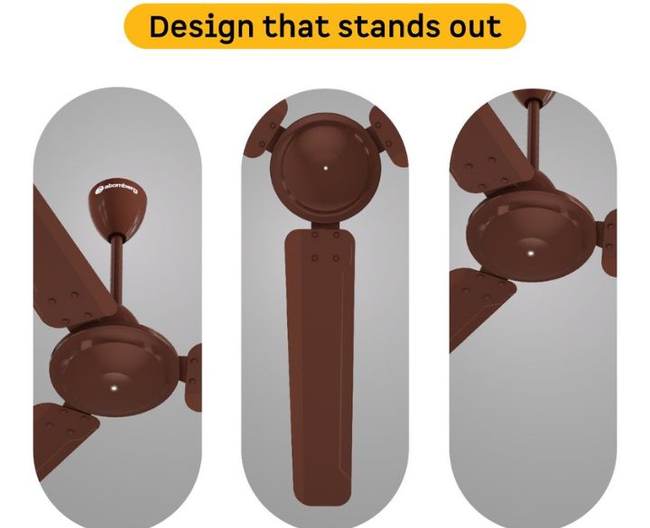 Atomberg BLDC Ceiling Fan Ameza 35watts 5 Blade Glossy brown-3